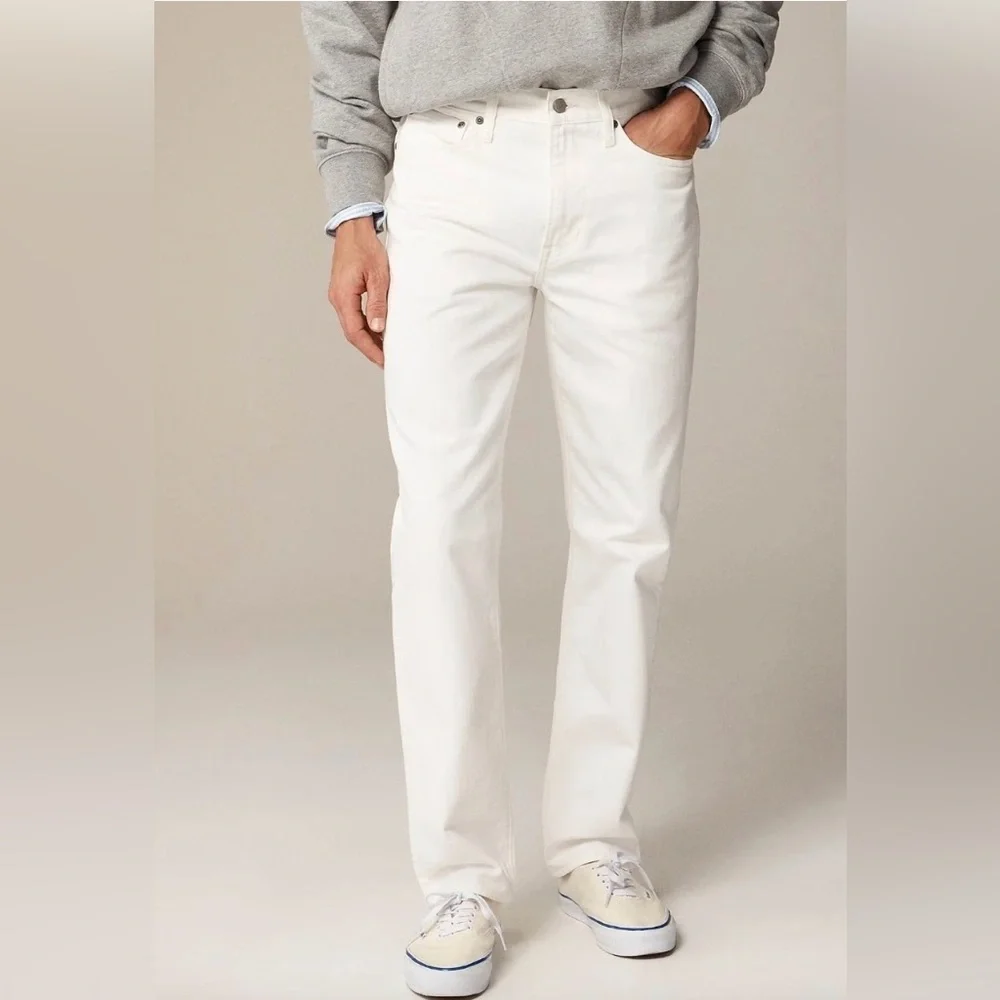 J.Crew Classic Jean in white